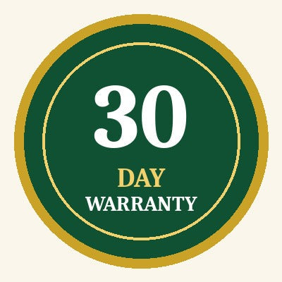 30 day warranty badge